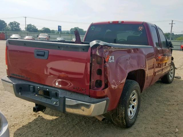 2GTEK19J471656735 - 2007 GMC NEW SIERRA MAROON photo 4