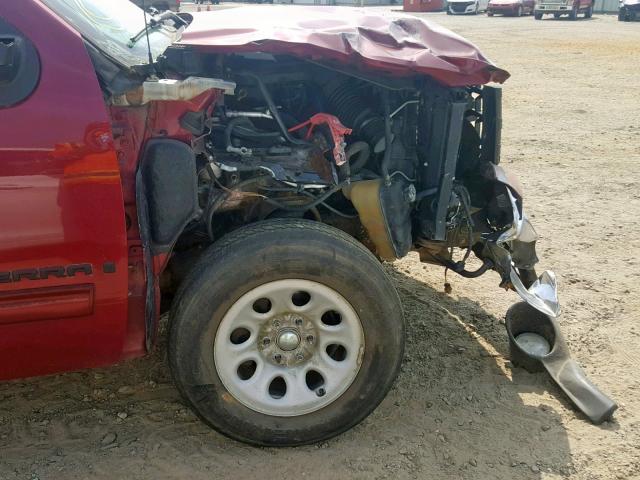 2GTEK19J471656735 - 2007 GMC NEW SIERRA MAROON photo 9