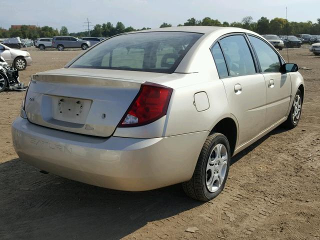1G8AJ52F64Z146463 - 2004 SATURN ION LEVEL GOLD photo 4