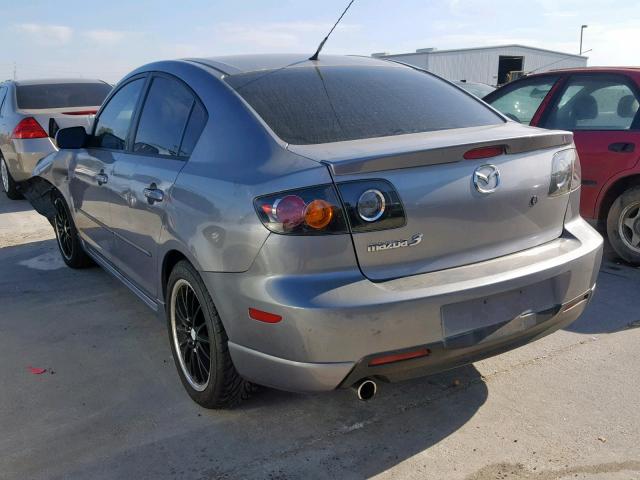 JM1BK323151270593 - 2005 MAZDA 3 S BLACK photo 3