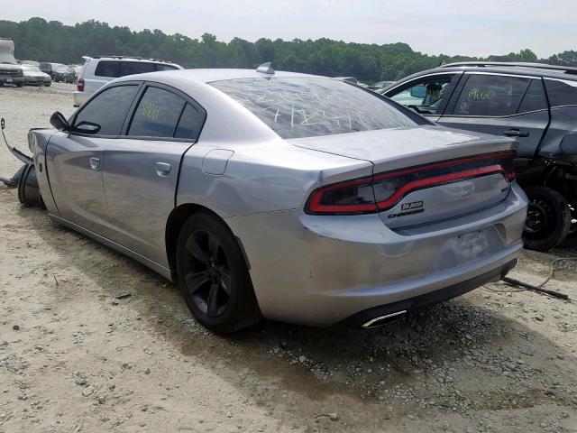 2C3CDXHG9GH129490 - 2016 DODGE CHARGER SX SILVER photo 3