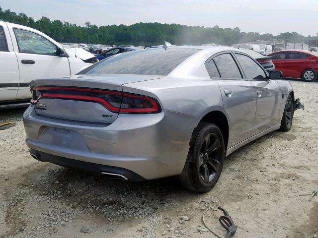 2C3CDXHG9GH129490 - 2016 DODGE CHARGER SX SILVER photo 4