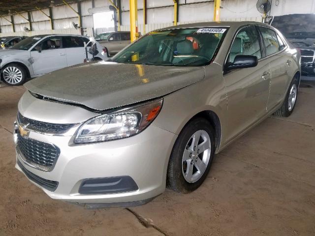 1G11A5SA7GF115831 - 2016 CHEVROLET MALIBU LIM 金色 照片 2