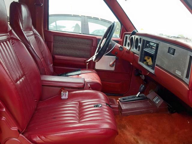 1G5CT18B9F8538990 - 1985 GMC S15 JIMMY RED photo 5