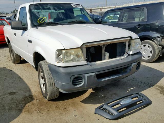 1FTYR10D87PA92865 - 2007 FORD RANGER WHITE photo 1