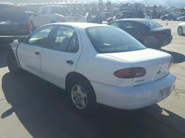 1G1JC524127185879 - 2002 CHEVROLET CAVALIER B WHITE photo 3