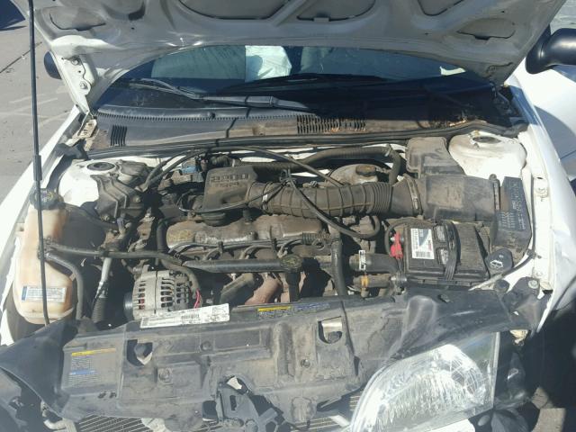 1G1JC524127185879 - 2002 CHEVROLET CAVALIER B WHITE photo 7