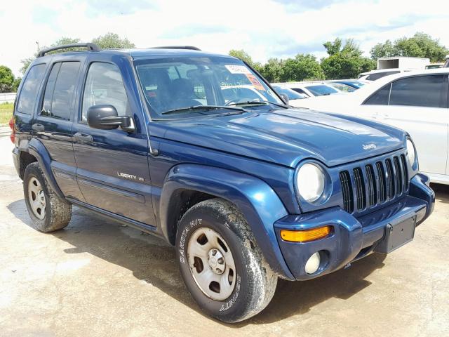 1J4GL58K63W558956 - 2003 JEEP LIBERTY LI BLUE photo 1