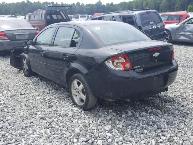 1G1AF5F54A7101109 - 2010 CHEVROLET COBALT 2LT BLACK photo 3