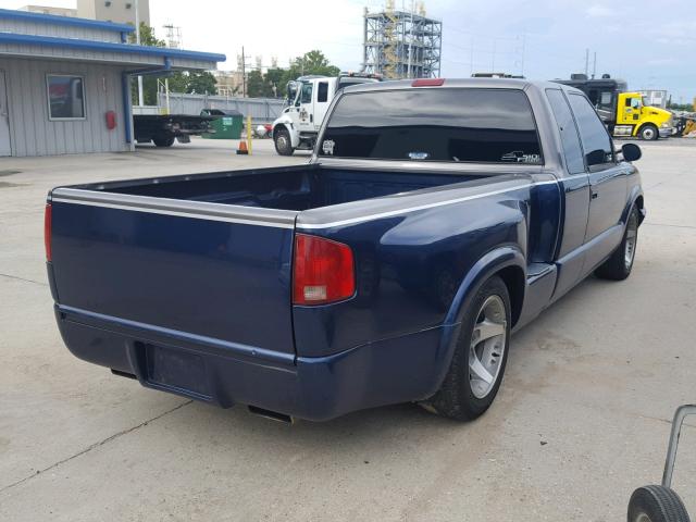 1GTCS195118159852 - 2001 GMC SONOMA BLUE photo 4