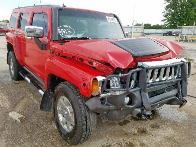 5GTDN136068165199 - 2006 HUMMER H3 RED photo 1