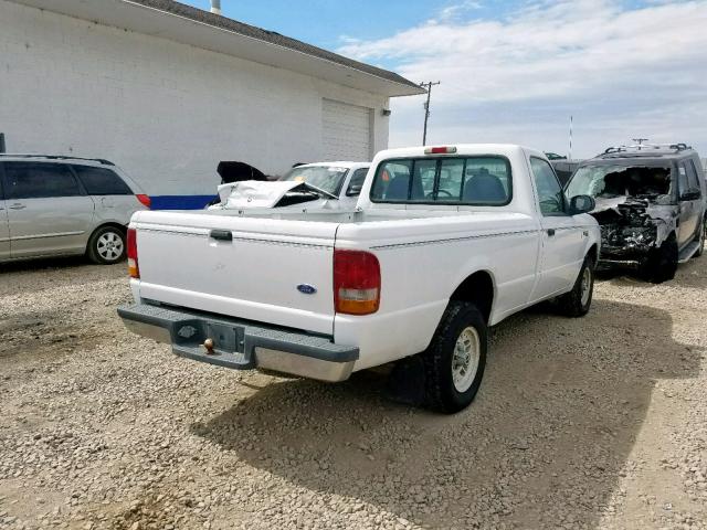 1FTCR10X7PPB80567 - 1993 FORD RANGER WHITE photo 4