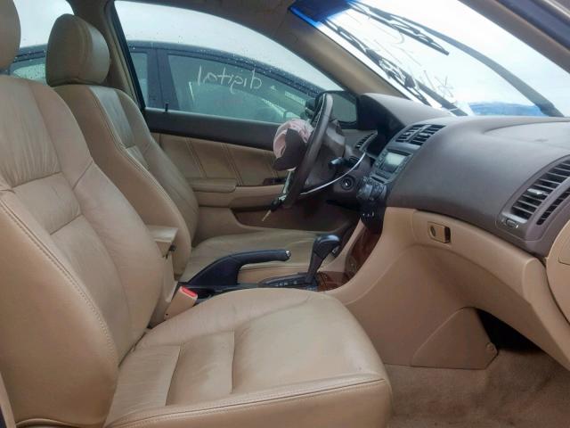 1HGCM66547A001763 - 2007 HONDA ACCORD EX GOLD photo 5