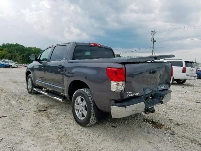 5TFDW5F17DX288478 - 2013 TOYOTA TUNDRA CRE GRAY photo 3