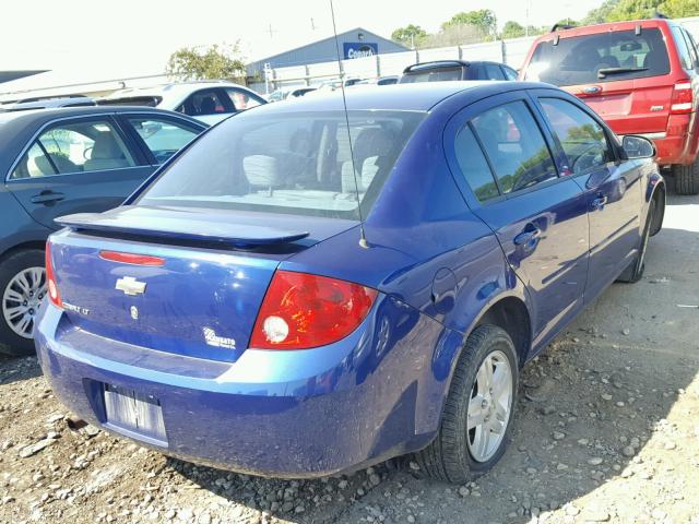 1G1AL55F267804539 - 2006 CHEVROLET COBALT LT BLUE photo 4