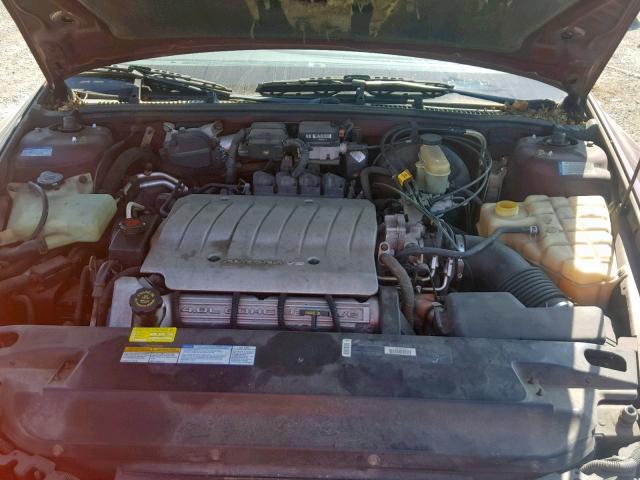 1G3GR62C8X4104043 - 1999 OLDSMOBILE AURORA BURGUNDY photo 7