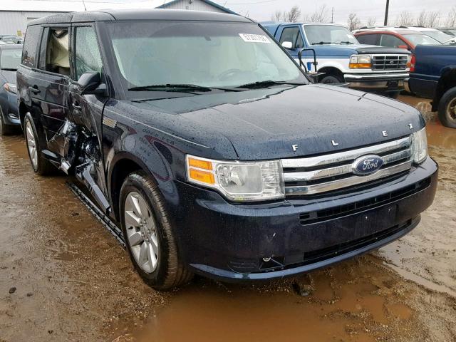 2FMDK51C89BA00420 - 2009 FORD FLEX SE BLUE photo 1