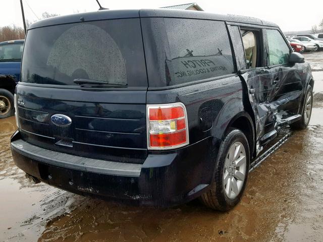 2FMDK51C89BA00420 - 2009 FORD FLEX SE BLUE photo 4