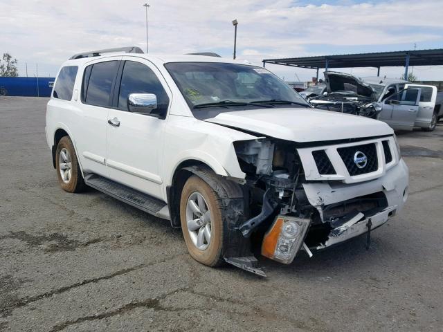 5N1AA0NCXCN605957 - 2012 NISSAN ARMADA SV WHITE photo 1