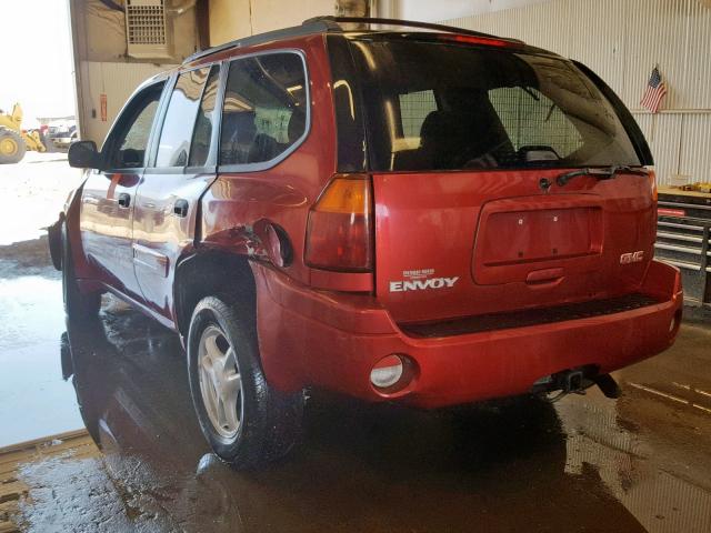 1GKDT13S642259909 - 2004 GMC ENVOY RED photo 3