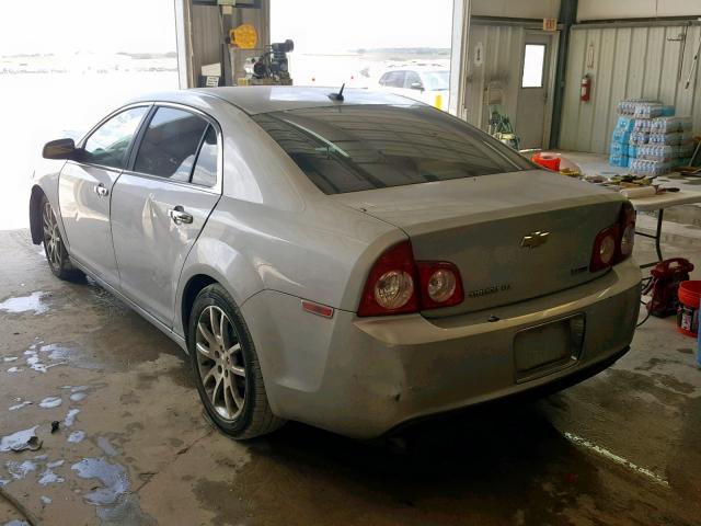 1G1ZE5E07AF189624 - 2010 CHEVROLET MALIBU LTZ ნაცრისფერი ფოტო 3