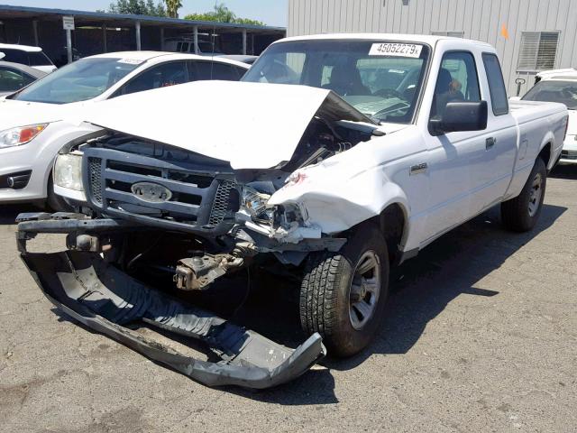 1FTYR14U47PA47948 - 2007 FORD RANGER SUP WHITE photo 2