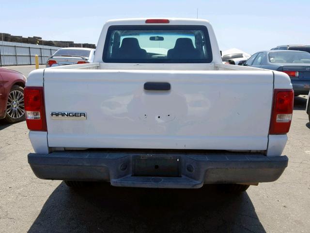 1FTYR14U47PA47948 - 2007 FORD RANGER SUP WHITE photo 6