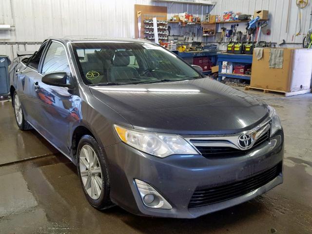4T4BF1FK6CR159559 - 2012 TOYOTA CAMRY BASE CHARCOAL photo 1