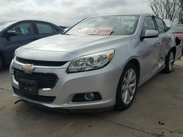 1G11D5SL4FF112666 - 2015 CHEVROLET MALIBU 2LT SILVER photo 2