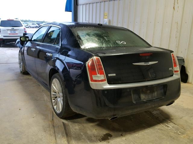 2C3CCADT3DH621687 - 2013 CHRYSLER 300C VARVA BLACK photo 3