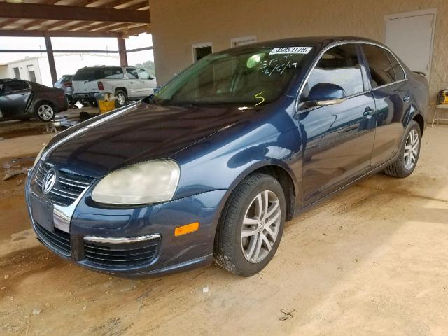 3VWRF71K56M662206 - 2006 VOLKSWAGEN JETTA 2.5 BLUE photo 2