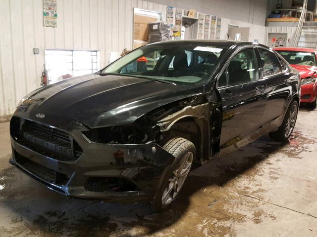 3FA6P0K94ER306388 - 2014 FORD FUSION TIT BLACK photo 2