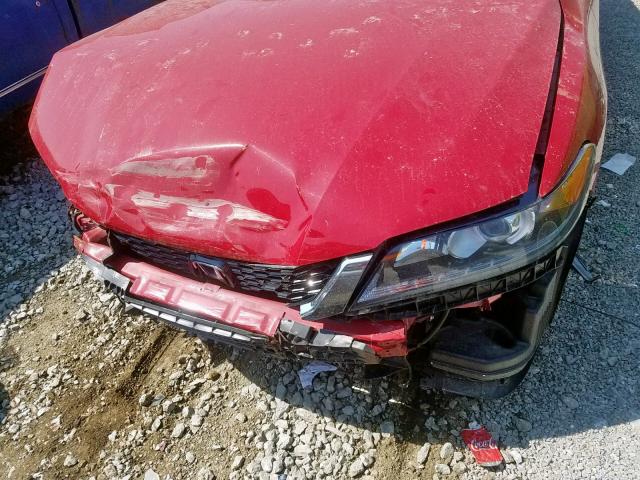 1HGCT2B89FA002689 - 2015 HONDA ACCORD EXL RED photo 7