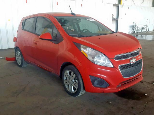 KL8CD6S98FC796948 - 2015 CHEVROLET SPARK 1LT RED photo 1