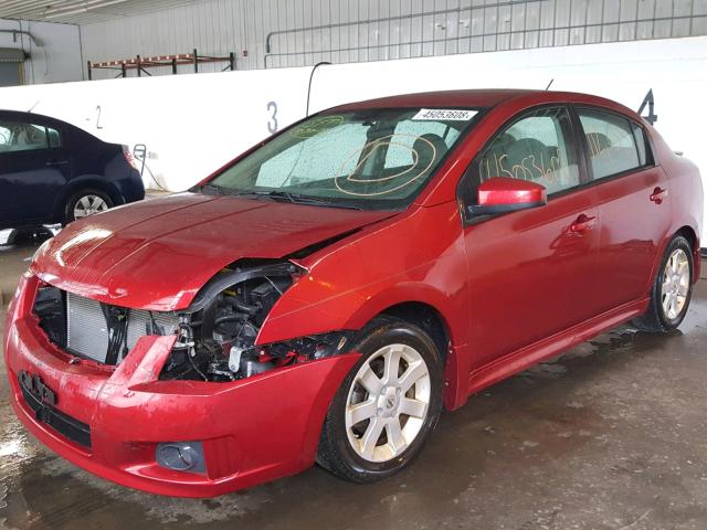 3N1AB6AP3AL670968 - 2010 NISSAN SENTRA 2.0 RED photo 2