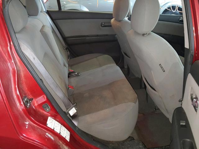 3N1AB6AP3AL670968 - 2010 NISSAN SENTRA 2.0 RED photo 6