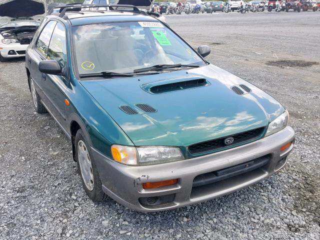 JF1GF4859VH805692 - 1997 SUBARU IMPREZA OU GREEN photo 1