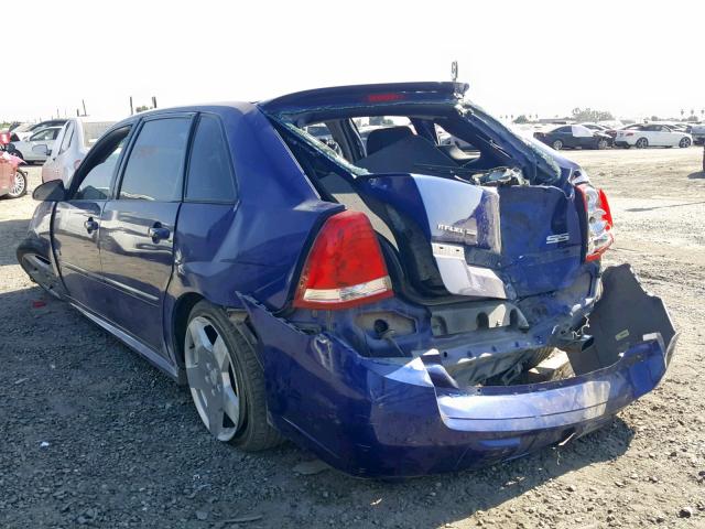 1G1ZW63196F150717 - 2006 CHEVROLET MALIBU MAX 蓝色 照片 3