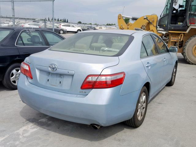 JTNBE46K473012456 - 2007 TOYOTA CAMRY NEW BLUE photo 4