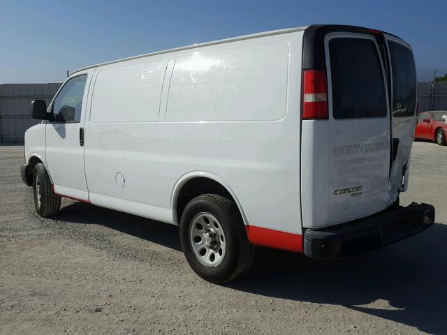 1GCSGAFX8E1110035 - 2014 CHEVROLET EXPRESS G1 WHITE photo 3