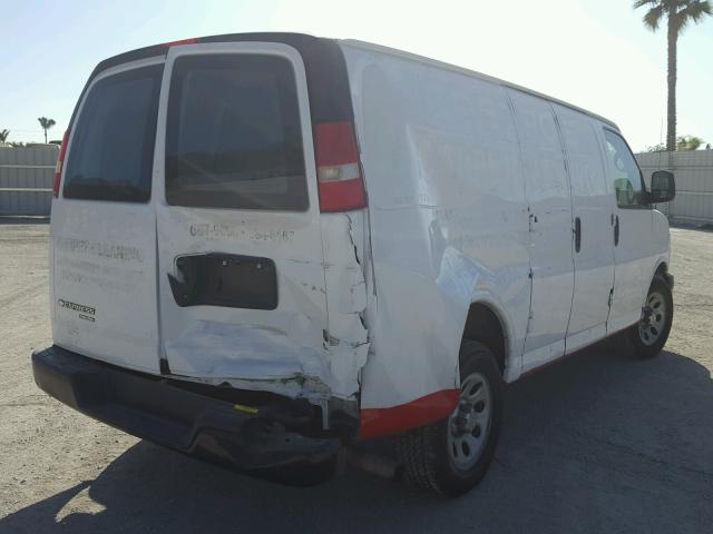 1GCSGAFX8E1110035 - 2014 CHEVROLET EXPRESS G1 WHITE photo 4