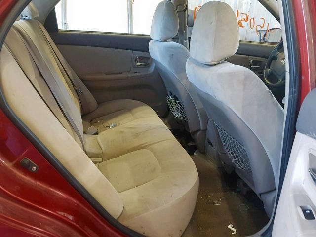 KNAFE222095604053 - 2009 KIA SPECTRA EX RED photo 6