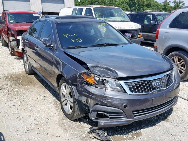 KNAGH4A41A5444571 - 2010 KIA OPTIMA EX GRAY photo 1