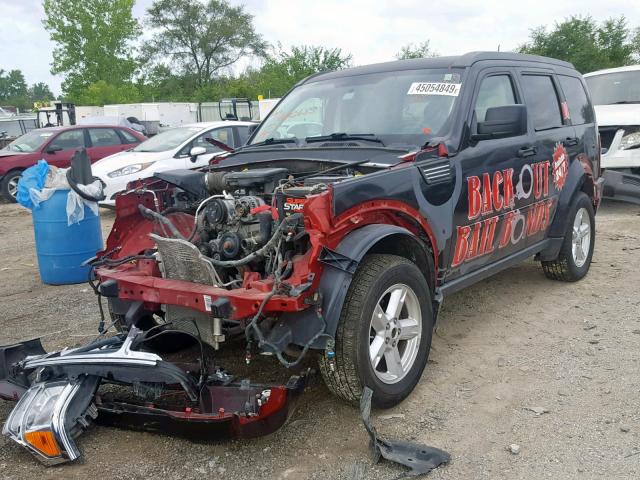 1D8GT58K87W600685 - 2007 DODGE NITRO SLT BLACK photo 2