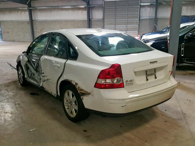 YV1MS382962224006 - 2006 VOLVO S40 2.4I WHITE photo 3