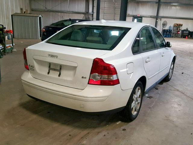 YV1MS382962224006 - 2006 VOLVO S40 2.4I WHITE photo 4