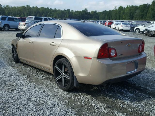 1G1ZH57B384209718 - 2008 CHEVROLET MALIBU 1LT GOLD photo 3