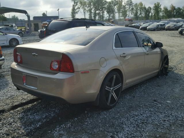 1G1ZH57B384209718 - 2008 CHEVROLET MALIBU 1LT GOLD photo 4