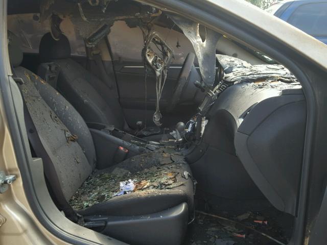 1G1ZH57B384209718 - 2008 CHEVROLET MALIBU 1LT GOLD photo 5