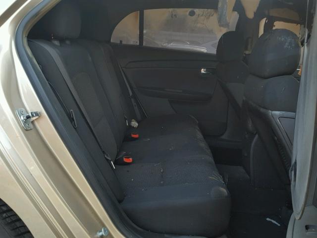 1G1ZH57B384209718 - 2008 CHEVROLET MALIBU 1LT GOLD photo 6